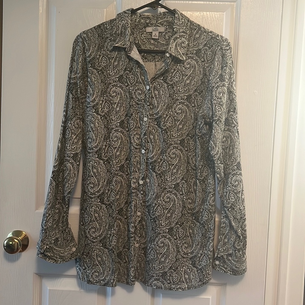 Croft & Barrow Relaxed Tunic Button Down